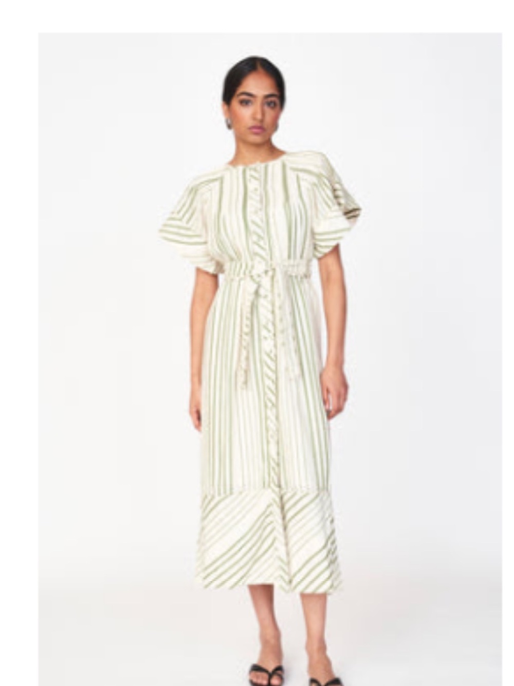 Mirth Vienna untuck dress garden stripe